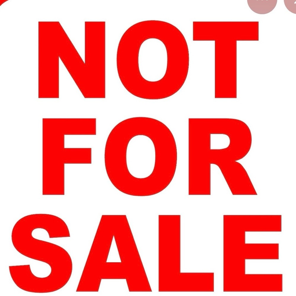 Not for sale